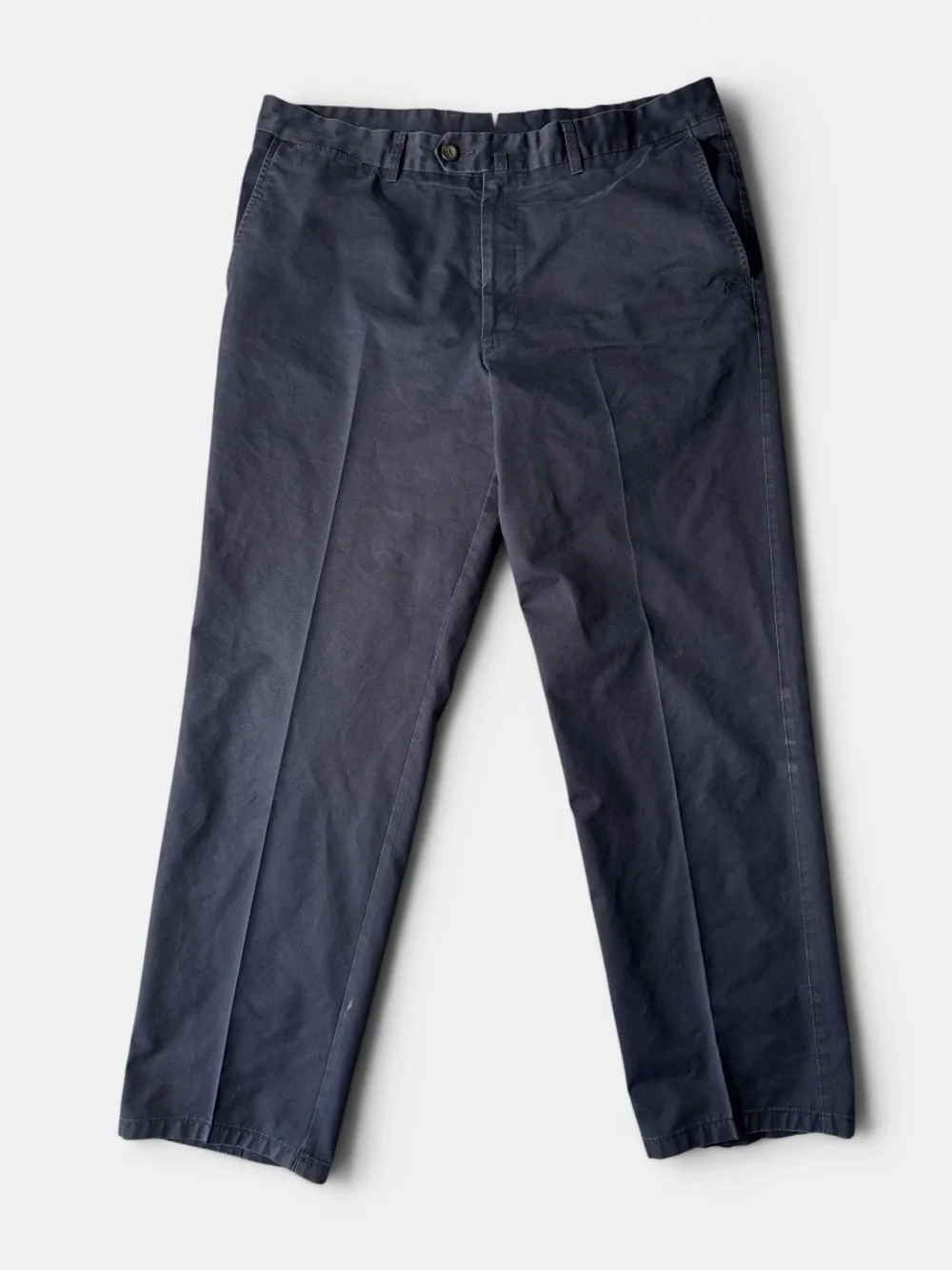 Zegna Sport mens 39x31 navy blue cotton blend performance chino pants